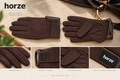 Horze Brown Gloves