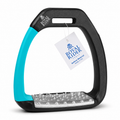 Royal Rider Safety Stirrups – Black & Turquoise