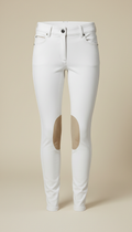 Technical White Breeches Four-Way Stretch