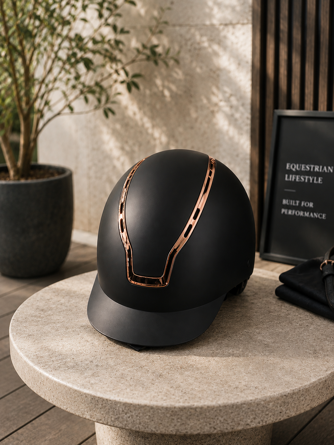 FZ Ladies Rose Gold Helmet