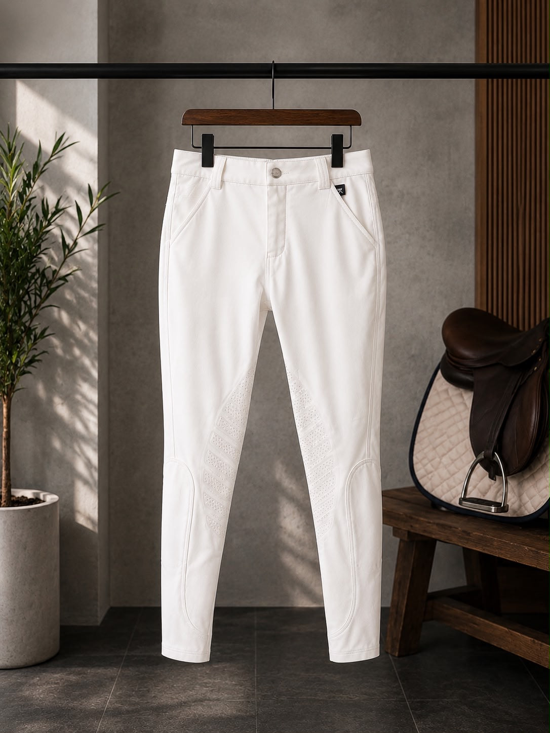 White KDL breeches - Kids