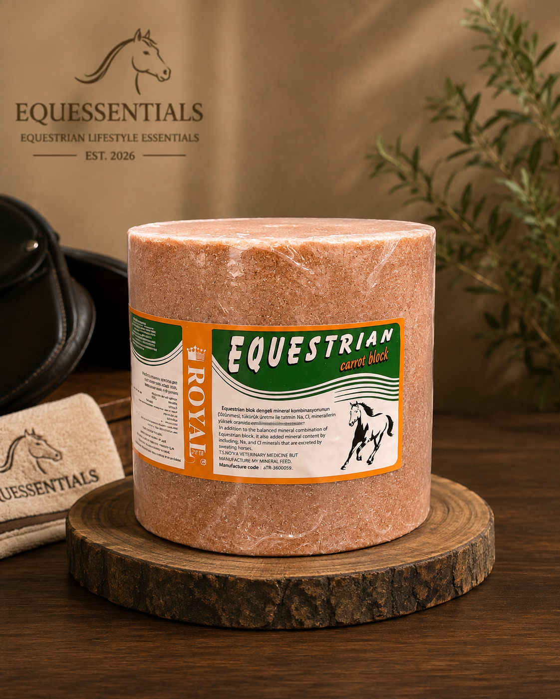 Imported Royal equestrian carrot block