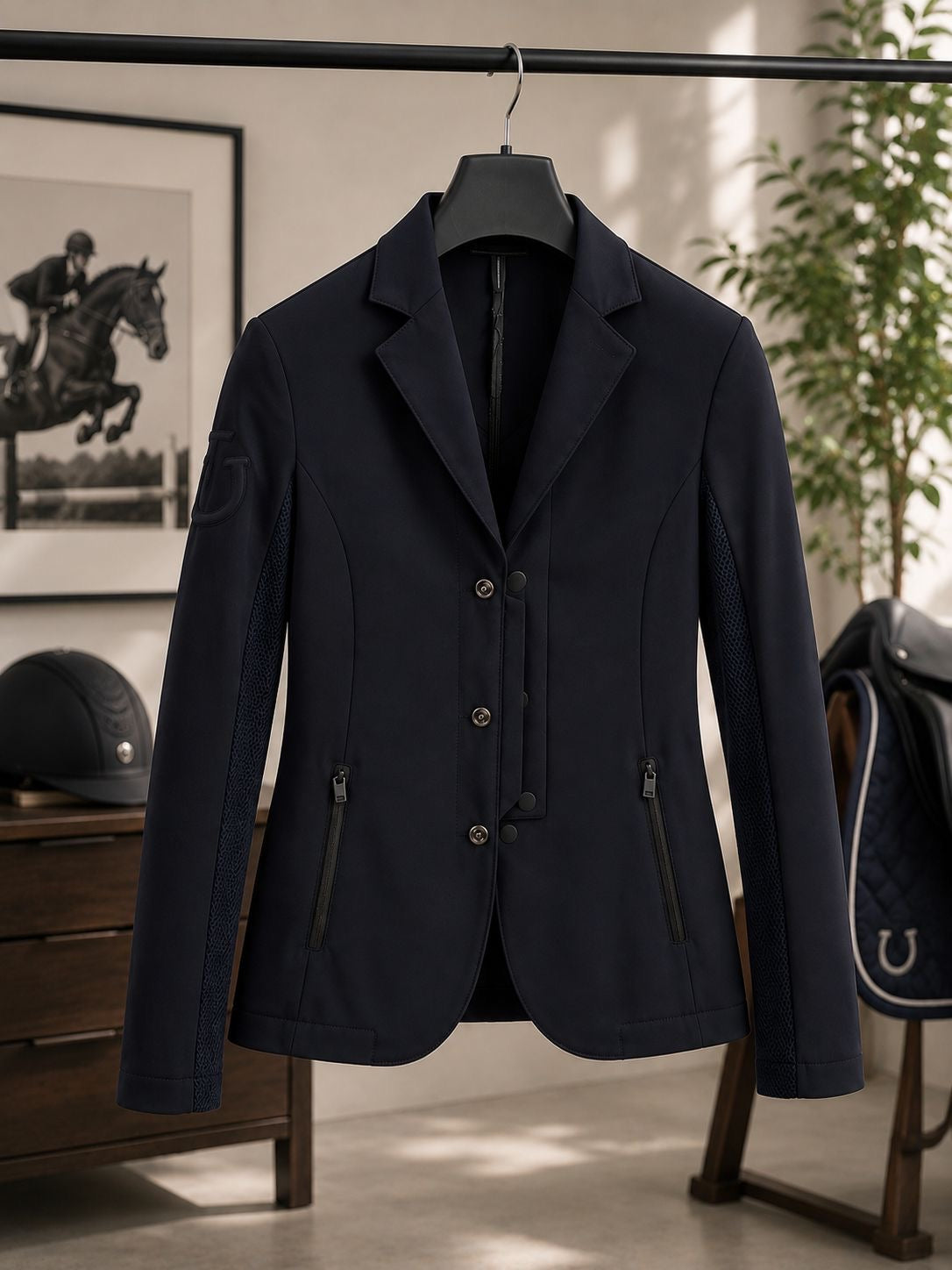 Toscana black riding jacket
