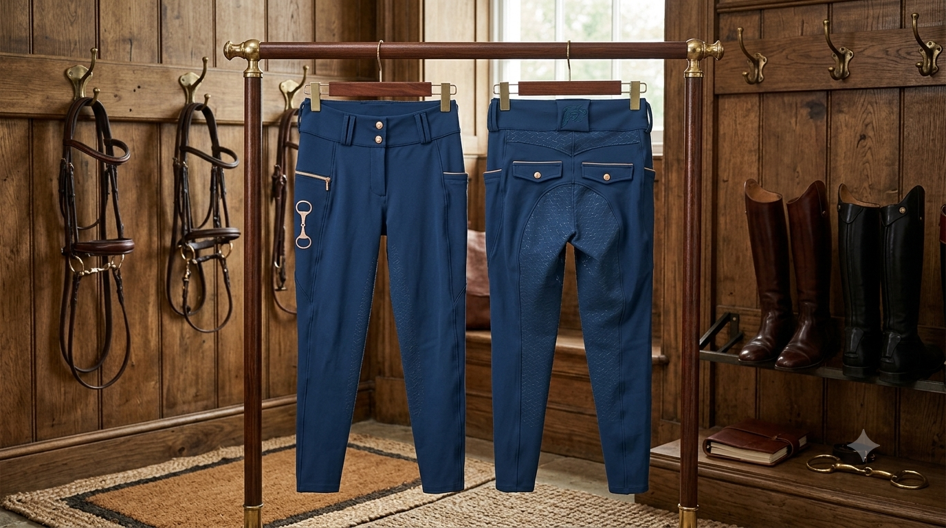 Syriana women breeches - Teal blue