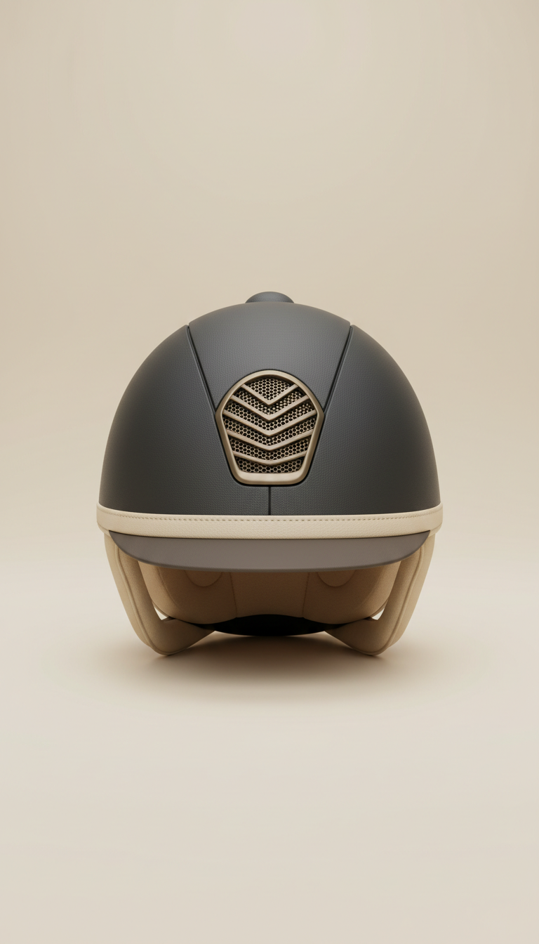 Premium Equestrian Helmet Velvet Finish