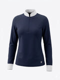 Syriana navy blue long sleeve show shirt