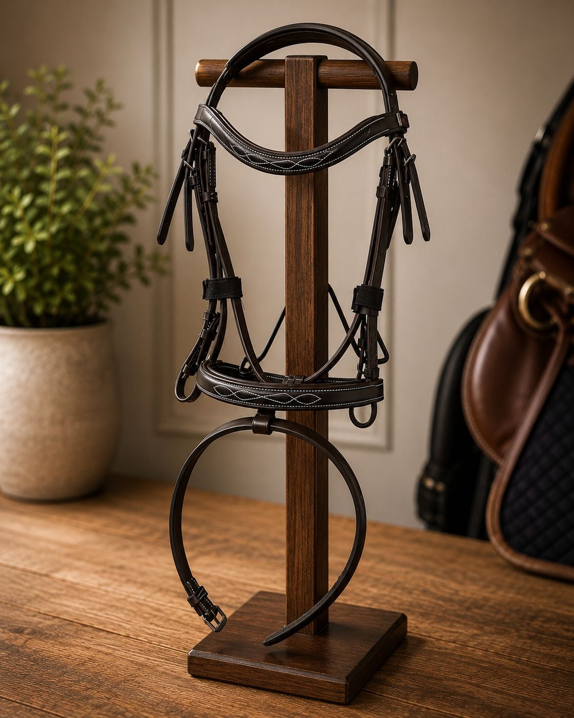 Bridle with noseband