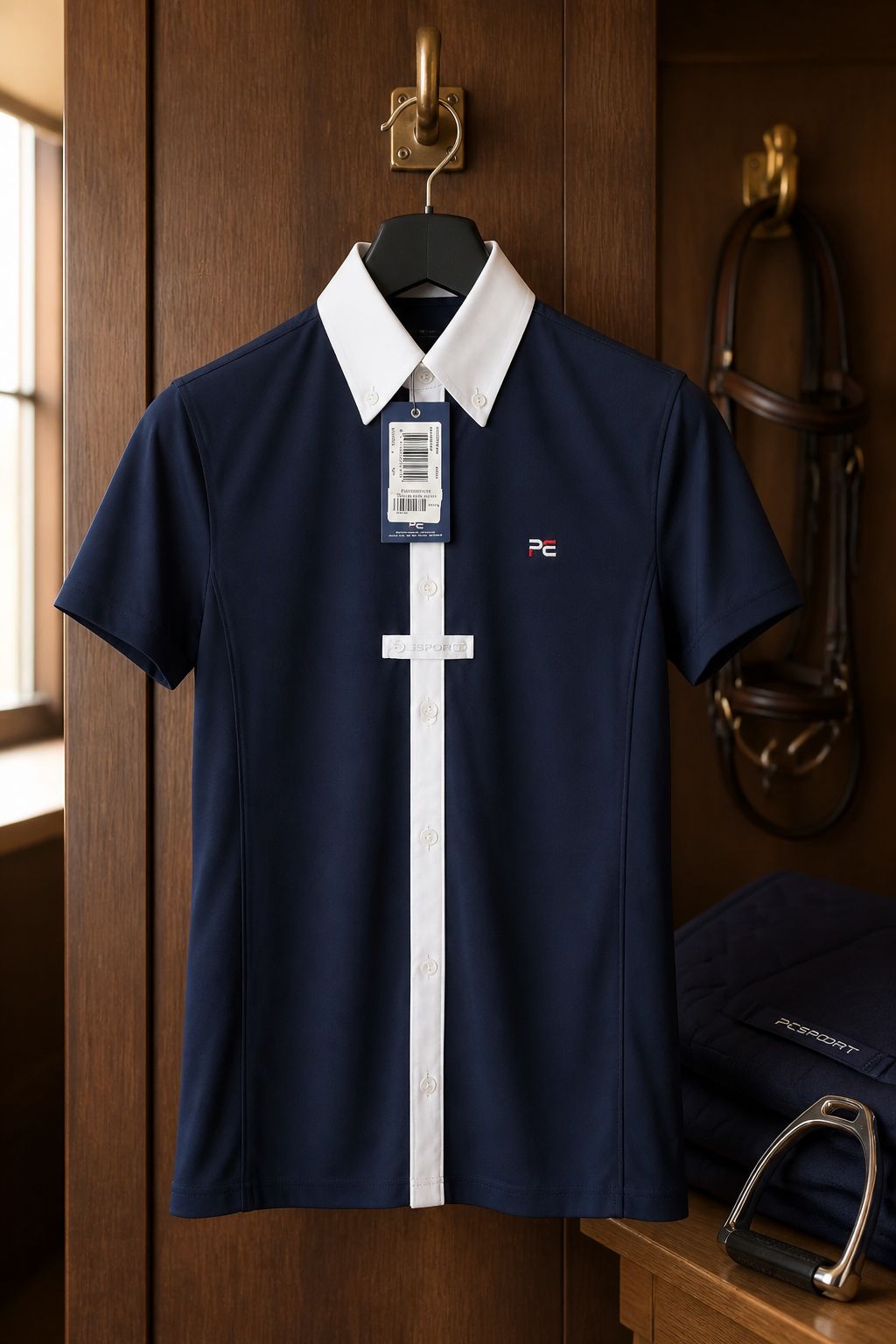 PE Antonio mens short sleeve show shirt