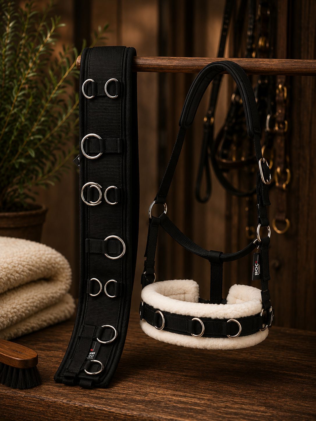 High ride Lunging Girth / Traning halter
