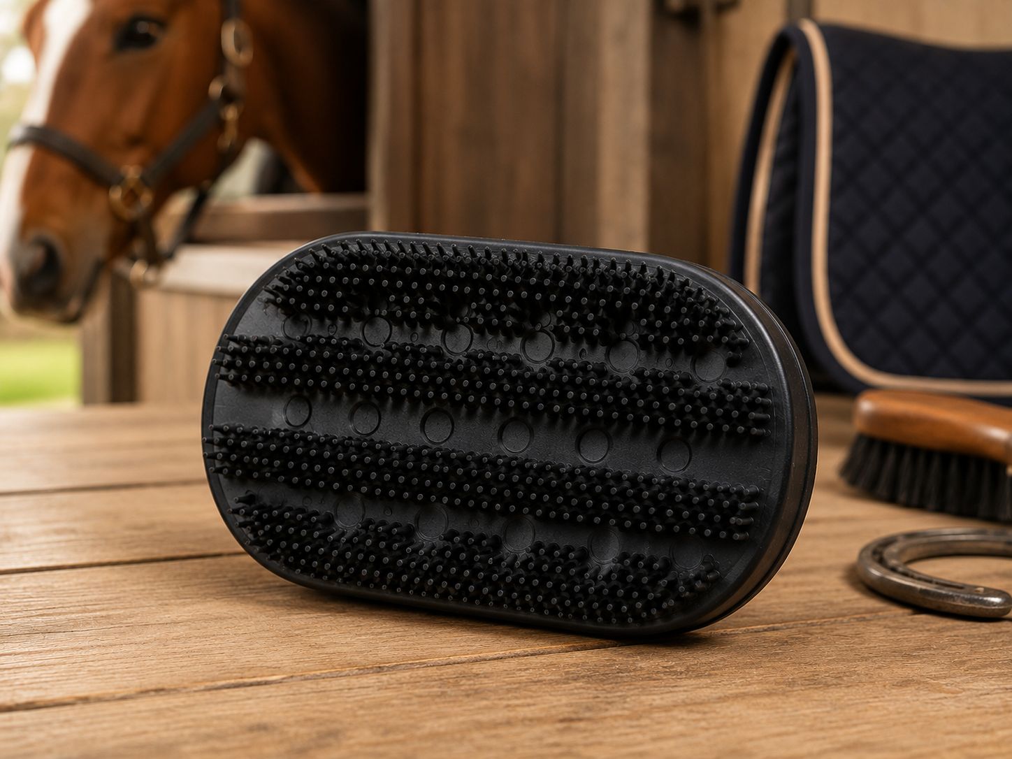 HR plastic curry comb