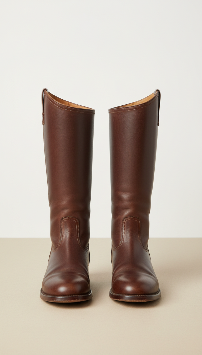 Classic Leather Riding Boots